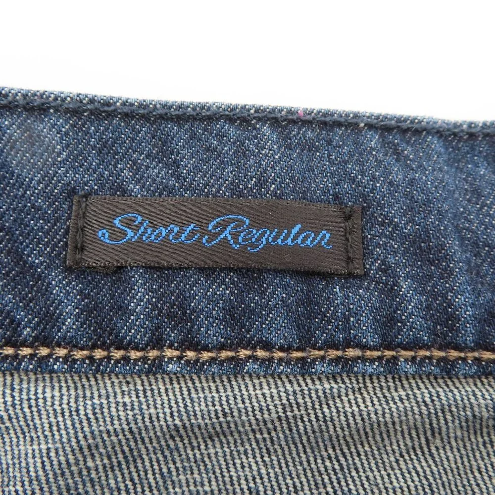 TWINSET Jeans Womens SEE MEASUREMENTS Catherine Embellished Distressed Denim - Picture 8 of 12